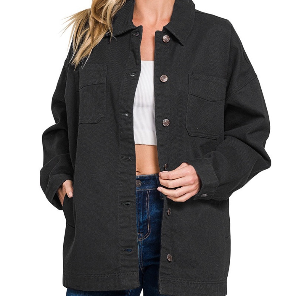 Women's Black Denim Jacket